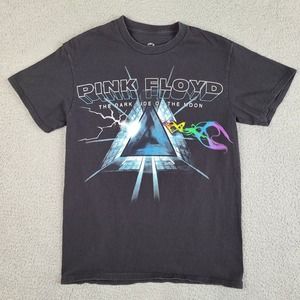 Pink Floyd T-Shirt Womens Small Dark Side Of The Moon Liquid Blue Music Rock